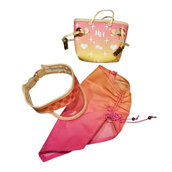 Rainbow High Pacific Coast Simone Summers Replacement Sarong Skirt Visor Purse - Picture 2 of 6